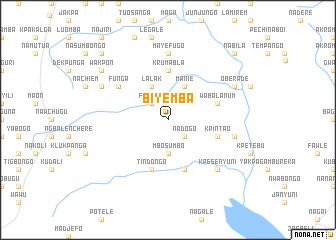 map of Biyemba