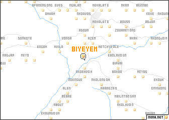 map of Biyeyem