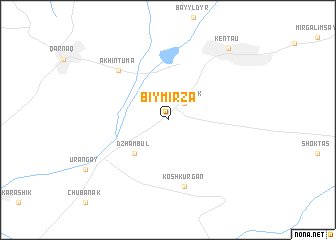 map of Biy-Mirza