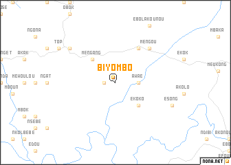 map of Biyombo