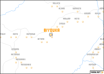 map of Biyouka