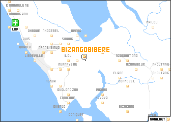 map of Bizango-Bibéré