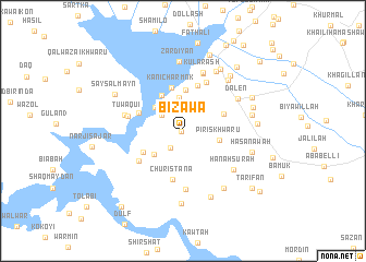 map of Bizawa