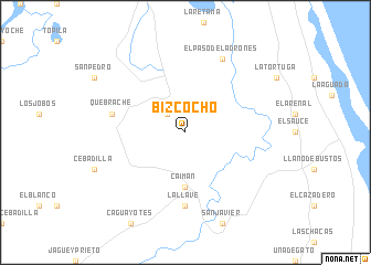 map of Bizcocho