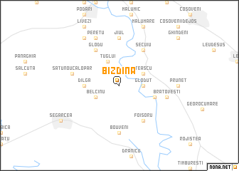 map of Bîzdîna