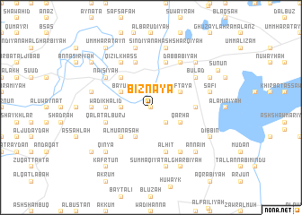 map of Biznāyā