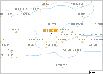 map of Bîzogani