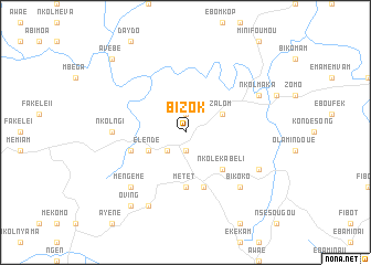 map of Bizok