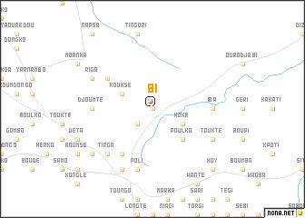 map of Bi