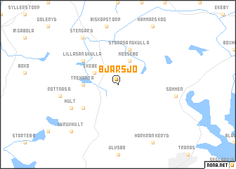 map of Bjärsjö