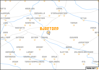 map of Bjärtorp