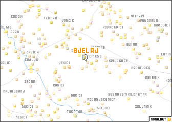 map of Bjelaj