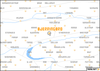 map of Bjerringbro