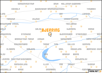 map of Bjerring