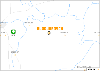 map of Blaauwbosch