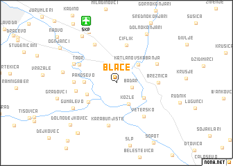 map of Blace