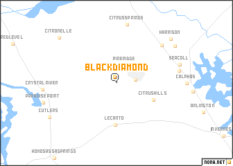map of Black Diamond