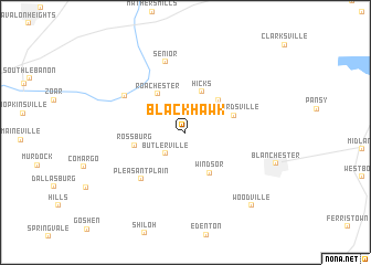 map of Blackhawk