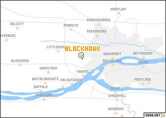 map of Black Hawk