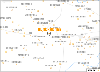 map of Black Horse