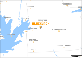 map of Blackjack