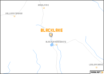 map of Black Lake