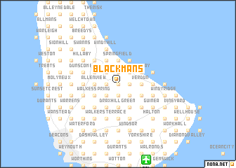 map of Blackmans