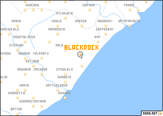 map of Black Rock