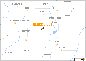 map of Blackville