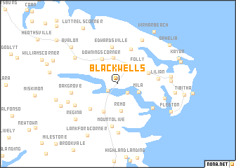 map of Blackwells