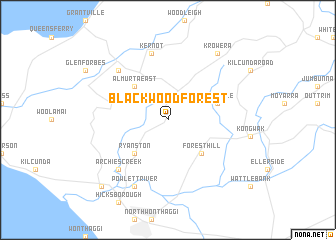 map of Blackwood Forest