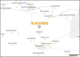 map of Blackwood