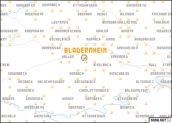 map of Bladernheim