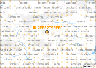 map of Blaffertsberg