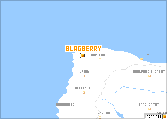 map of Blagberry