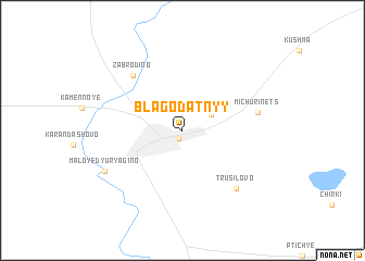 map of (( Blagodatnyy ))