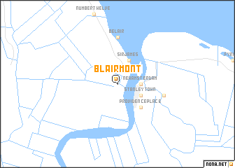 map of Blairmont