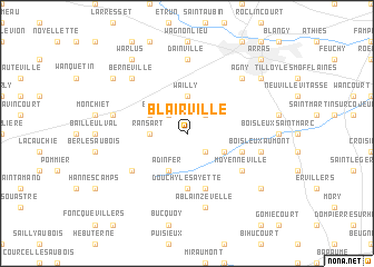 map of Blairville