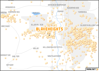 map of Blake Heights