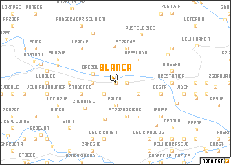 map of Blanca