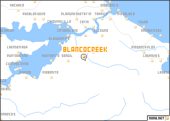 map of Blanco Creek