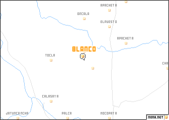 map of Blanco