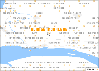 map of Blangenmoor-Lehe