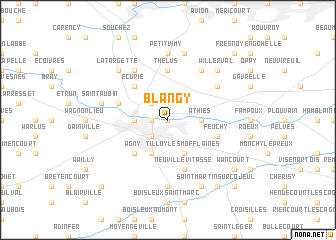 map of Blangy