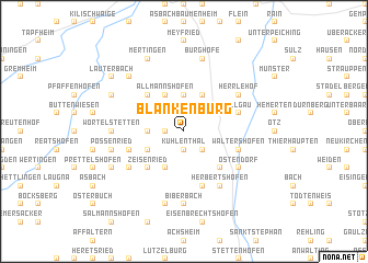 map of Blankenburg