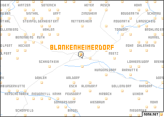 map of Blankenheimerdorf