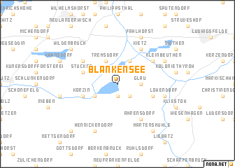 map of Blankensee