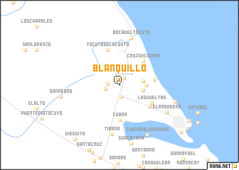 map of Blanquillo
