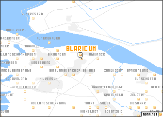 map of Blaricum