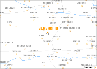 map of Blashkino